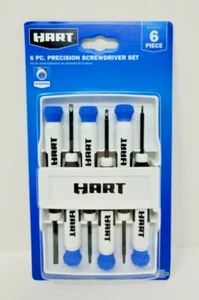 Juego de destornilladores de precisión HART de 6 piezas agarre cómodo ranurado - Imagen 1 de 6