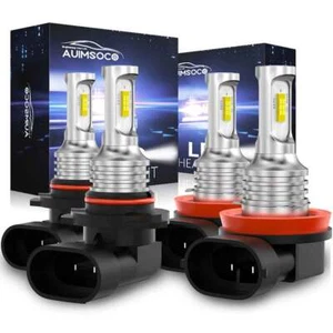 For Honda CR-Z 2011-2016 4X 6000K Combo LED Headlights High Low Beam Bulbs kit - Picture 1 of 12