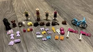 Lego Friends 39 Pieces Lot Figurine Horse Girls Accessoires Bike Flags Build - Picture 1 of 9