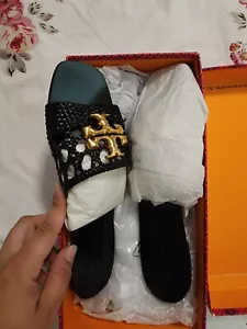 tory burch eleanor sandals 10 New - Picture 1 of 4