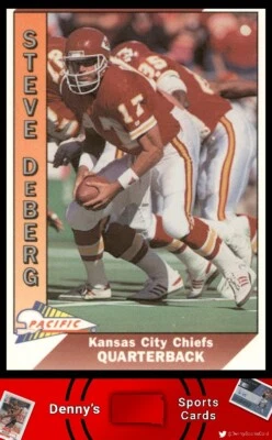 1991 Pacific #207 Steve DeBerg Kansas City Chiefs Football Card - Image 1 of 2