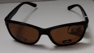 Gafas de sol PUGS de moda marco de plástico negro UV400 - NUEVO CON ETIQUETAS estilo 802 - Imagen 1 de 6