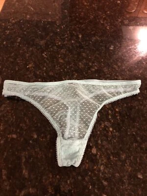 Out From Under Tanga de Encaje Verde Bragas Calzoncillos Talla Mediana ¡Nuevo! Foto 1 de 3