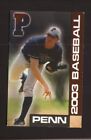 Pennsylvania Quakers--2003 Baseball Pocket Schedule