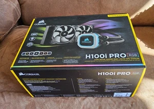 Corsair 100i Pro RGB AIO CPU Liquid Cooler 240mm - Afbeelding 1 van 5