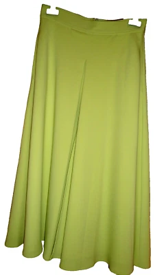 Jay Godfrey Mayweather Skirt Women's Regular Size 4 Skirt Bold Sunny Lime Color - Image 1 of 4