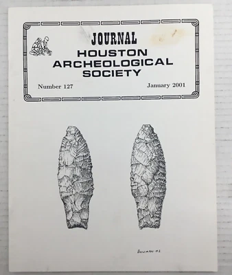 2001 Journal Houston Archeological Society Paperback History #127 Spear Points - Image 1 of 3