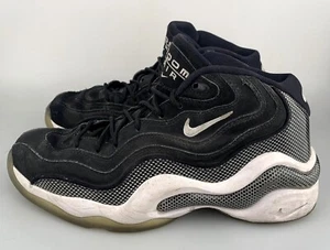 Nike Air Zoom Flight 96 Shoes US Size 8.5  Black Basketball 317980-002  - Picture 1 of 8
