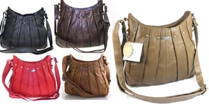 Women’s Lorenz Cow Hide Genuine Real Leather Cross Body Bag Shoulder Handbag UK - Picture 1 of 58