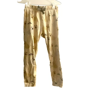 Peter Alexander Dog Print Waffle Knit Pyjama Pants Kids Size 10 - Picture 1 of 7