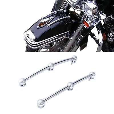 Borde de lanza lateral para guardabarros delantero apto para Harley Heritage Softail FLST FLSTC 86-17 15 Foto 1 de 4