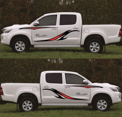 Car Truck Side Stickers Decals Graphics Long Stripes Self-adhesive Accessories - Image 1 of 4