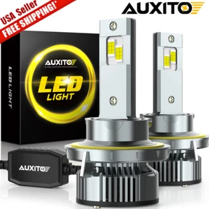2X H13 9008 LED Headlight Super Bright Bulbs Kit 24000LM White Hi-Lo Beam 6500K - Foto 1 di 13