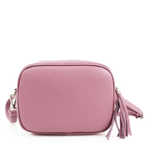 Mujeres Damas Cuero Real Bolso de Mano Borla Cremallera Bandolera Bolso W165 Bolso de Hombro - Imagen 1 de 43