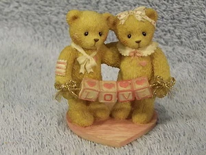 LOVE Bear with Love Letters #203076 Prototype Cherished Teddies - Picture 1 of 3