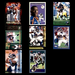 Byron Chamberlain Lot 8 Different  Football Cards 1996-2003 Denver Broncos/MIN - Picture 1 of 10