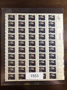 1553 USA postfrischer Bogen, 10 Cent Benjamin West, Selbstportrait, postfrisch NH - Bild 1 von 3