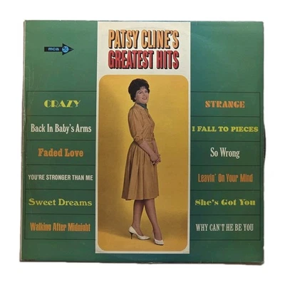 PATSY CLINE "Patsy Cline's Greatest Hits" AUSSIE PRESS 12Tk VINYL LP w/ORIG ART - Image 1 of 4