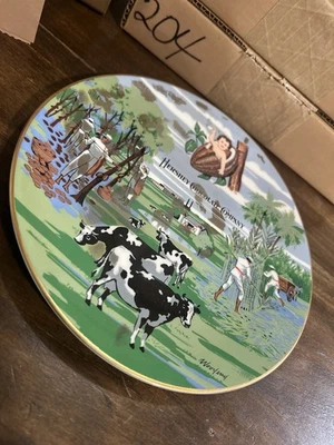 Hershey Chocolate Company Collector Plate With Gold Trim And Original Packaging