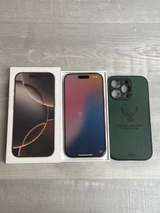 Apple iPhone 16 Pro - 128GB - Desert Titanium (AT&T/Cricket ONLY) Mint Condition - Picture 1 of 12