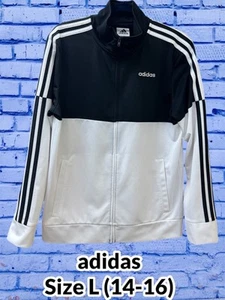 Adidas Youth Track Jacket Size L 14/16 - Picture 1 of 9