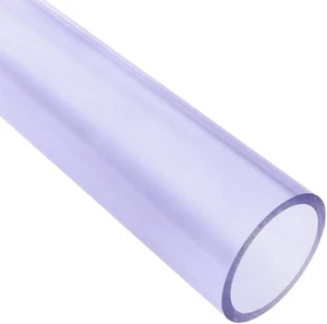 HAF® 1 Meter PVC-U Druckrohr Transparent 40mm Rohr Kleberohr PVC Fittings PN 10 - Bild 1 von 2