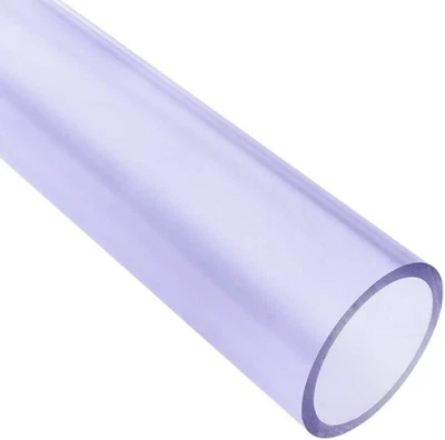 HAF® 1 Meter PVC-U Druckrohr Transparent 40mm Rohr Kleberohr PVC Fittings PN 10 - Bild 1 von 2