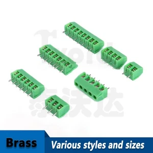 KF350-2P/3P 3.5mm Pitch 2 Pin 3Pin Straight Pin PCB Screw Terminal Blocks New - Picture 1 of 7
