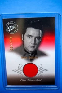 2007 Elvis Presley Press Pass Elvis Is. Elvis Worn Shirt Gold /299. - Picture 1 of 2