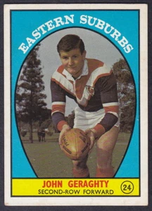 1968 A SCANLENS JOHN GERAGHTY EASTS NO.24 - Picture 1 of 2