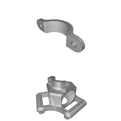 Endeffektor kompatibel mit Kossel Pro/Mini Delta E3D V6 Hotend V5 - Bild 1 von 3