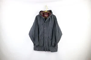 Vintage 90s Gap Mens Size XS Faded Wool Lined Hooded Parka Jacket Coat Gray - Picture 1 of 11