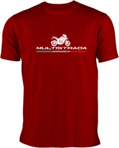 Camiseta Multistrada para aficionados Ducati y aficionados italianos a las motos - Imagen 1 de 6