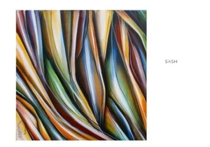 arte decorativo colorido cinta original pintura movimiento capas interior hogar - Imagen 1 de 10