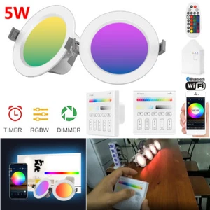 5W LED Einbaustrahler Downlight Bluetooth WIFI RGB Leuchten Decken Spot Dimmbar - Bild 1 von 21