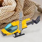 Diecast Alloy Helicopter Cake Decoration Holiday Present Ornament Plane Toy