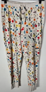 Hanna Andersson Girl's Size Medium Multicolor Floral Animal Pajama Pants NO TOP - Picture 1 of 3