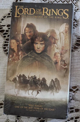 The Lord of the Rings -The Fellowship of the Ring (VHS, 2002) - New & Sealed — 第 1/2 张图片