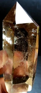 145g Natural Reiki Smoky Quart CRYSTAL WAND POINT Meditation Chakra Healing f834 - Picture 1 of 8