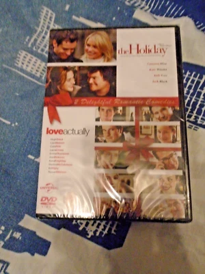 The Holiday / Love Actually - 2x DVD - Region 2 & 4 - New & Sealed - Image 1 of 3
