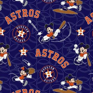 Houston Astros Mickey MLB American League West Baumwollstoff - Bild 1 von 2