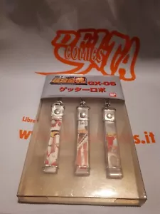 Soul Of Chogokin GX-06 GETTER ROBOT soc GIFT SET keyring 3 pezzi box Bandai - Foto 1 di 3