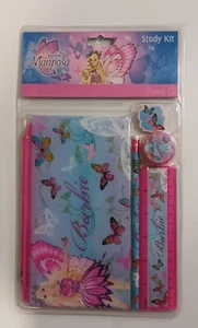 Barbie Mariposa Study Kit Collectable Pencil Case, Ruler, Sharpener, Eraser 2008 - Picture 1 of 3