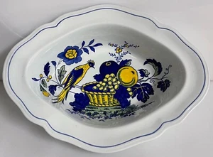 Spode Blue Bird ciotola ovale per verdure 10 1/2" - Foto 1 di 4