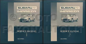 Set Di Manuali Di Riparazione OEM Subaru Impreza 1993-1994-1995 - Foto 1 di 1