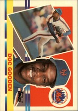 1990 Topps Big New York Mets Baseball Card #174 Dwight Gooden