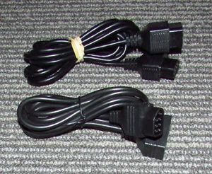 Lot 2 Extension Cables 6ft for Original Nintendo NES Fast Shipping - Picture 1 of 2