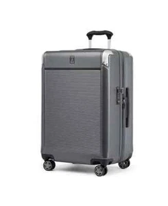 $898 New Travelpro Platinum Elite Hardside Medium Check-in Spinner 25" Gray - Picture 1 of 11