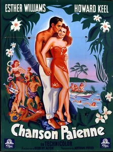 CHANSON PAÏENNE, ESTHER WILLIAMS, Repro affiche cinéma (60X80), HQ - Photo 1/1