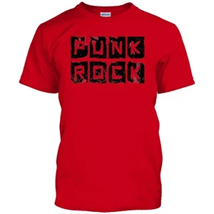 Mens Punk Rock Text T Shirt Pistols Ruts Crass Buzzcocks - Picture 1 of 2